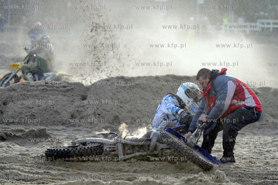 XX Final WOSP w Gdyni. Zawody Motocrossowe na Plazy...