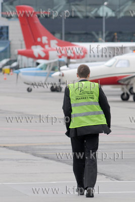 Michal Tusk, pracownik Portu Lotniczego w Gdansku....