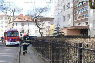 Gdynia, ul. Matejki. Strazacy otrzymali falszywy alarm...