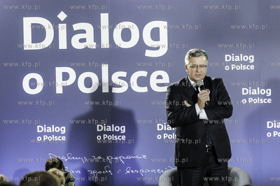 Zamek Gdniew. Spotkanie Prezydenta ronislawa Komorowskiego...