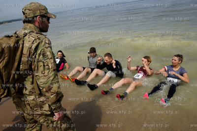 Na plaży w Gdańsku-Brzeźnie odbył się w Warriors...