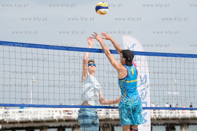 Sopot, plaża. Mecze siatkówki plażowej przy molo
23.07.2022
fot....