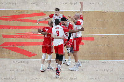 Gdańsk.  Liga Narodów FIVB 2023. Mecz siatkówki...