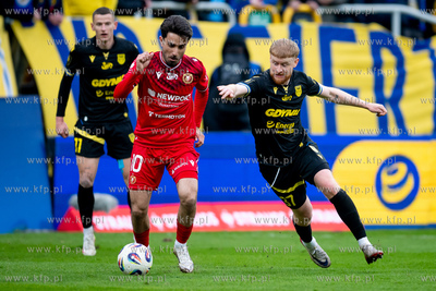 PKO Ekstraklasa: Arka Gdynia - Widzew Łódź n/z Sebastian...