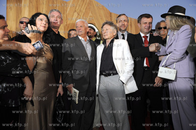Sopot. Festiwal Gwiazd. Roman Polanski odslonil rzezbe...