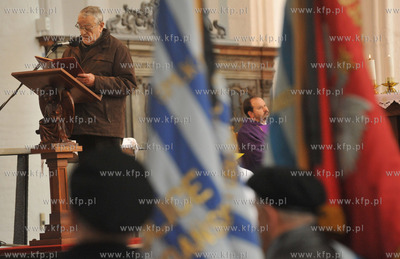 Gdansk. Bazylika Mariacka. Msza zalobna w intencji...