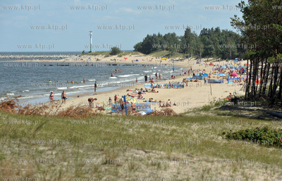 Plaza w Gdansku Gorkach Zachodnich na Zatoka Gdanska.....