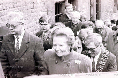Wizyta premier Wielkiej Brytanii Margaret Thatcher...