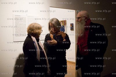 Wizyta Krystyny Zachwatowicz i Andrzeja Wajdy w Pałacu...