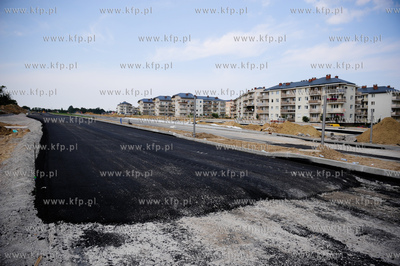 Gdansk. Budowa ulicy Nowej Lodzkiej oraz nowej lini...