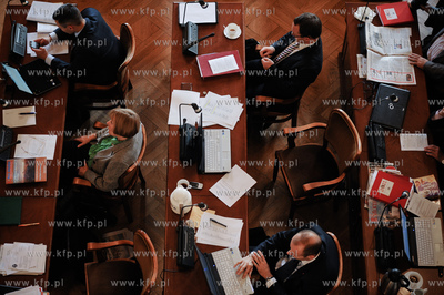 Gdansk. Nowy Ratusz. Sesja Rady Miasta Gdanska. 
27.10.2011
fot....