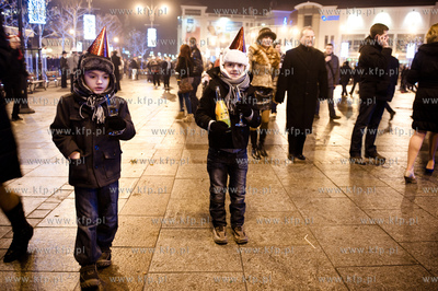 Mieszkancy Sopotu swietuja nadejscie nowego roku. 01.01.2012...
