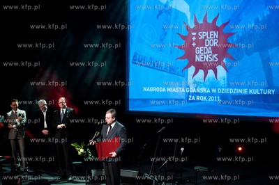 Gdansk. Teatr Wybrzeze. Uroczystosc wreczenia nagrod...