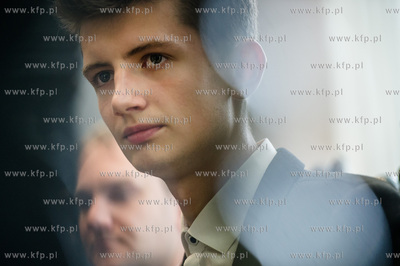 Gdansk. Urzad Miasta. Spotkanie Michala Zielinskiego,...