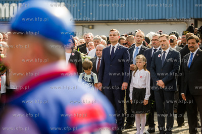 Gdansk. Obchody 35 lecia podpisania Porozumien Sierpniowych....