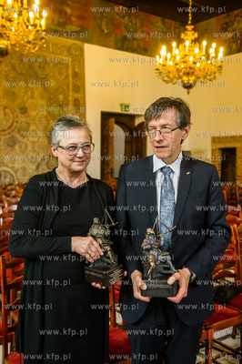 Gdansk. Wielka Sala Wety Ratusza Glownego Miasta. Uroczystosc...