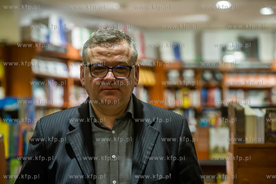 Gdansk. Galeria Baltycka. Spotkanie z  dziennikarzem,...