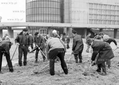 Czy spoleczny marynarzy PLO przy wyrownaniu placu przed...