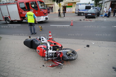 Tragiczny wypadek w Rumii. 32-letni motocyklista zderzyl...