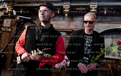 Gdansk. Dwor Artusa. Wreczenie nagrod w plebiscycie...