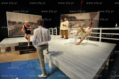 Scena Kameralna Teatru Wybrzeze w Sopocie. Proba generalna...