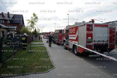 W Domu Opieki w Rumi doszlo do pozaru w pomieszczeniu...