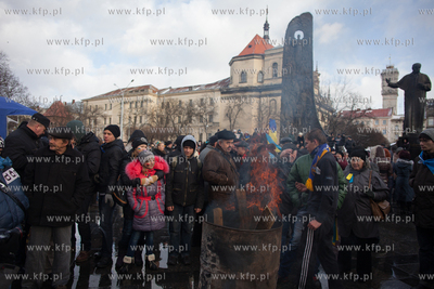 6.12.2013 Lwow, Ukraina NZ Demonstracje antyrzadowe...