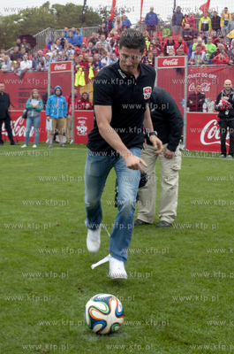 Gdynia. Final zawodow Coca-Cola Cup w pilce noznej....