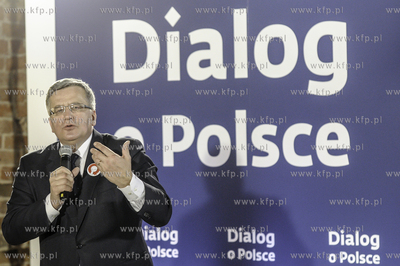 Zamek Gdniew. Spotkanie Prezydenta ronislawa Komorowskiego...