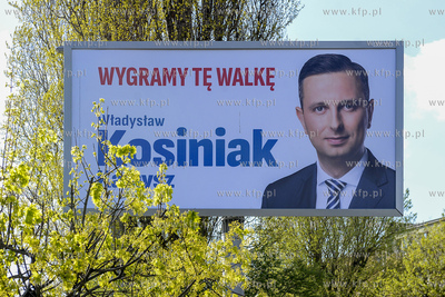 Bilboard wyborczy Wladyslawa Kosiniaka - Kamysza -...