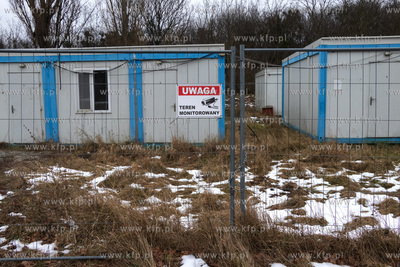 Zniszczone kontenery w rejonie ul. Zielonogórskiej...