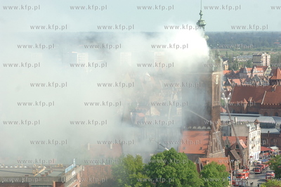 Pozar kosciola sw Katarzyny w Gdansku.
22.05.2006
Fot....