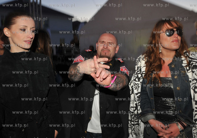 Sopot Fashion Day na molo w Sopocie. Wsrod gosci Liroy...