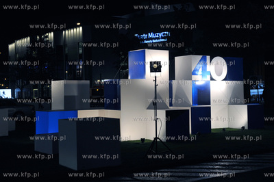 Festiwal Filmow w Gdyni. Gekoracja festiwalowa przed...