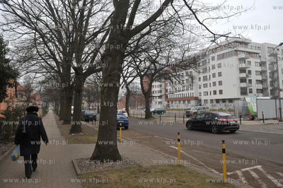Gdansk Wrzeszcz. Budowa przez firme Hossa osiedla Garnizon....