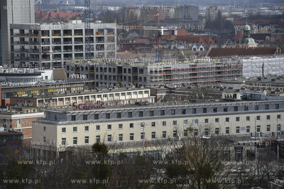 Panorama Gdańska.  Budowa Apartamentów Rajska 8,...