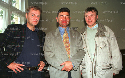 Donald Tusk, Marian Krzaklewski, Jacek Kurski dzien...