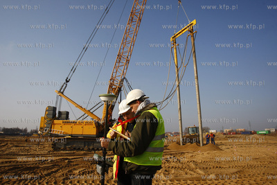 Gdansk Letnica. Budowa stadionu pilkarskiego.
15.04.2009
fot....