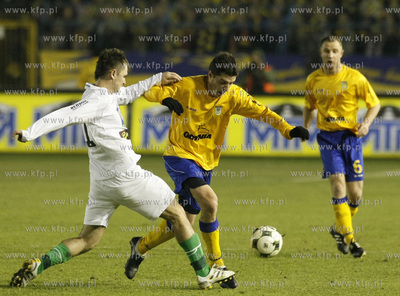 Gdynia. Ekstraklasa pilki noznej. Mecz Arka Gdynia...