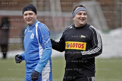 Gdansk. Boisko przy ul. Traugutta.  Sylwestrowy mecz...