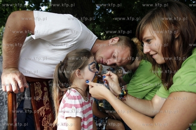 Plac De Gaulle'a w Gdansku Wrzeszczu. Piknik Rodziny...