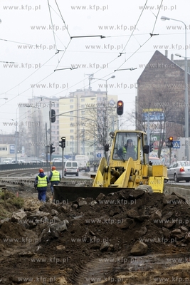 Przebudowa torowiska tramwajowego wzdluz ulicy Jana...
