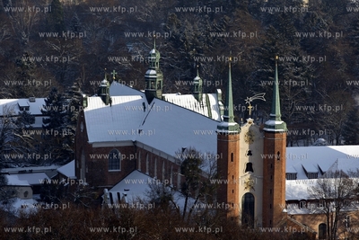 Widok z wiezy widokowej na Pacholku w Gdansku Oliwie....