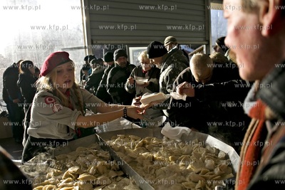 Gdansk. Targ Weglowy. XXIV Wigilia dla ubogich, samotnych...