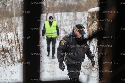 Zimowy patrol gdańskiej Straży Miejskiej polegający...