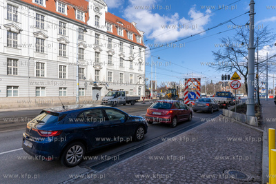 Remont skrzyżowania Nowych Ogrodów i 3 Maja w Gdańsku....