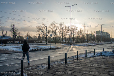 Ul. Hallera w Gdańsku Wrzesczu przed planowanym remontem....