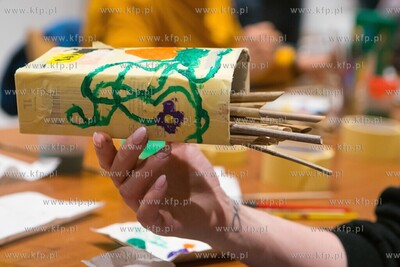 Gdańsk.  Park Oliwski.  Niedziela w Parku.  Nz.  Warsztaty...