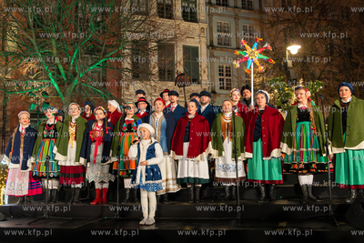 Gdańsk, ul. Długi Targ. Gdańska Wigilia 2024. 22.12.2024...