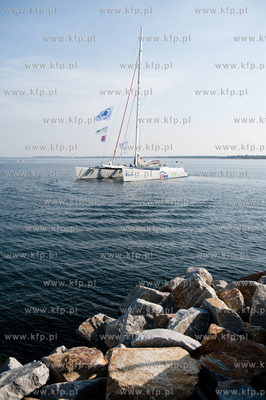 Sopot - molo. Przystan Jachtowa. Kapitan Roman Paszke...